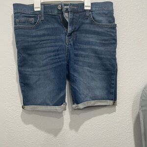 Mossimo Supply Co. Dark Blue Jean Shorts